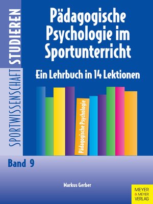 cover image of Pädagogische Psychologie im Sportunterricht